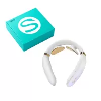 SKG颈椎按摩器 K61-X炫彩晨曦白按摩仪脖子按摩器 护颈仪颈椎经络电脉冲针灸护颈/台