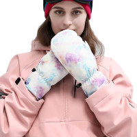 三极 TP3399 女士冬季保暖触屏滑雪手套 包指款 浪漫星空(LX)