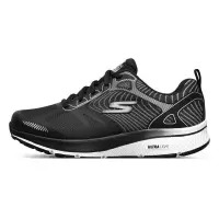Skechers斯凯奇超新星同款男女跑步鞋减震网面运动鞋128272 BKSL黑色/银色 37.5