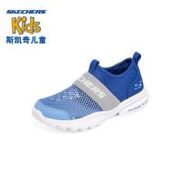 斯凯奇(Skechers)儿童运动鞋夏季透气网布大童软底休闲鞋男童女童一脚蹬403776L-LBMT33_856321