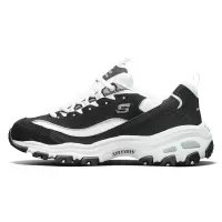 Skechers斯凯奇女鞋时尚厚底增高熊猫鞋轻质休闲老爹鞋11959-BKW36_525104