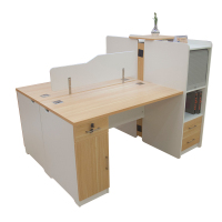 鸿业盛大FSH70-0265办公家具办公桌组合员工桌屏风工作位卡座职员办公桌简约现代1600L*1250W*12_248