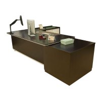 鸿业盛大FSH80-0161办公家具办公桌老板桌经理行政桌子办公台班台办公桌2800L*2044W*760_410431