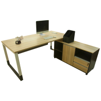 鸿业盛大FSH90-0103办公家具电脑桌屏风办公桌职员工位卡座简约现代职员办公桌1800L*900W*750H_56