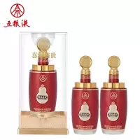 五粮液股份 喜福盛世52度浓香型500ML*2瓶送礼袋装喜悦系列 送礼