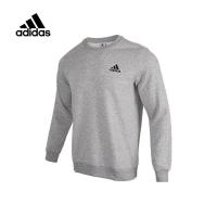 阿迪达斯 (adidas)卫衣男装2023春季新款运动跑步健身训练舒适套头衫 H12221 灰色