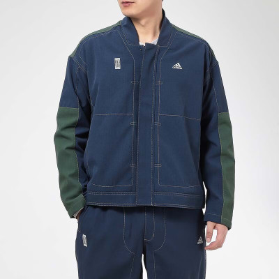 阿迪达斯(adidas)外套男装 23夏季新款武极系列运动服时尚休闲牛仔训练服梭织夹克 GP0905