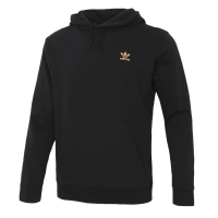 阿迪达斯 (adidas)三叶草运动服男装2023春夏新款时尚套头衫黑色连帽卫衣GP0932