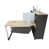 鸿业盛大 FSH90-0203B办公家具电脑桌简约现代1.6米职员办公桌主管桌经理桌1600L*1400W*1150H