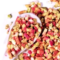 企购优品美食冻干无花果碎丁粒新货烘焙甜品店用蛋糕奶茶雪顶撒料酥脆无花果干 1-3mm无花果碎500g/包