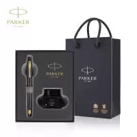 派克(PARKER) 新品 威雅XL系列金夹多色墨水笔礼盒(黑金色)