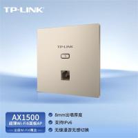 TP-LINK TL-XAP1502GI-PoE 薄款(方)米兰金 AX1500M双频千兆WiFi6无线面板AP 86型墙壁式商用别墅企业级家用大户型全屋wifi覆盖接入路由器组网