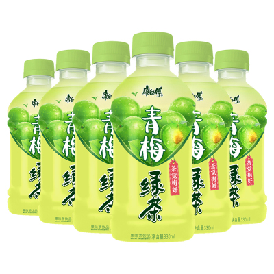 康师傅青梅绿茶330ml*6瓶