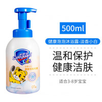 舒肤佳儿童健康&泡泡沐浴露淡香小白500ml