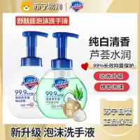 舒肤佳抑菌泡沫洗手液 健康抑菌99.9% 泡沫细腻 纯白清香300g+芦荟水润300g