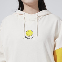 阿迪达斯(adidas)女装上衣2023春季新款跑步训练健身运动服时尚连帽针织套头衫卫衣 HE7952