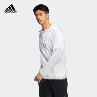 阿迪达斯 (adidas)外套男装 23夏季新款简约时尚户外休闲服透气舒适防风防晒皮肤衣 HE9917/轻薄防晒