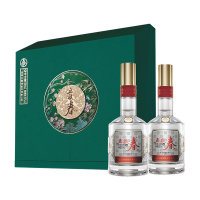 五粮液 [新品礼盒]五粮春菁萃风雅礼盒52度 500ml*2 礼盒装