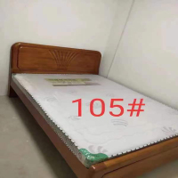 春丰祥 实木单人床1200×2000 床体带储存功能 不含床垫