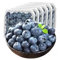 企购优品云南蓝莓 国产新鲜大蓝莓 当季时令蓝莓水果生鲜125g/盒 中大果果经12-15mm