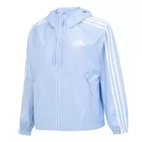 阿迪达斯 (adidas)女外套新款运动休闲梭织防风连帽夹克 HM2271