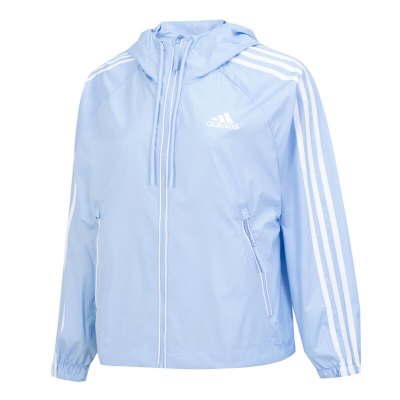 阿迪达斯 (adidas)女外套新款运动休闲梭织防风连帽夹克 HM2271