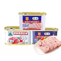 中粮 梅林美味午餐肉罐头198g+中粮梅林火腿午餐肉罐头198g+天坛牌火腿猪肉罐头198g