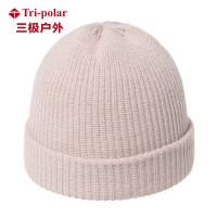 三极 TP6387 针织毛线帽子 56-60cm 粉色(LX)