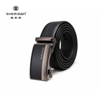 SHERIDAN喜来登男士商务休闲头层牛皮自动扣皮带NL160954S