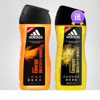 阿迪达斯(Adidas)男士能量沐浴露250ml 2瓶运动征服 留香能量