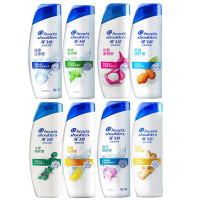 海飞丝洗发水 持久去屑清爽控油洗头膏 200ml *2 丝质柔滑型 怡神冰凉型