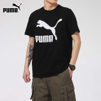 Puma彪马短袖男装基础款logo运动T恤透气休闲服532279-01