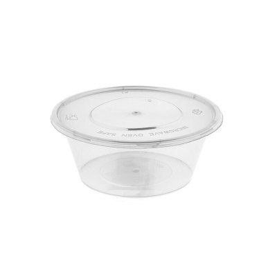 通源 一次性餐盒透明圆形300ml*450套/箱