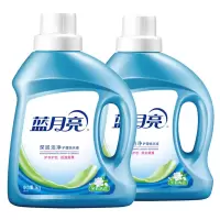 蓝月亮 茉莉清香深层洁净洗衣液1kg*2瓶 家庭装 强洗净污渍 香味持久