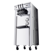 东贝(Donper)冰淇淋机商用立式软质冰激凌机不锈钢雪糕机双压缩机 CKX300