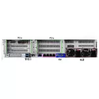 惠普DL380G10/8LFF/2*3206R/32G内存/8*4TSATA硬盘/4*千兆电口/冗余双电源服务器