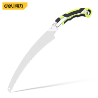 得力(deli)腰锯弯锯手工锯子修枝锯园林锯子伐木锯子SK5钢锯片 DL580936 1把