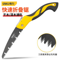 得力(deli)折叠锯手工锯伐木锯木工锯折叠锯子树枝木锯果树锯子 170mmU型槽折叠锯 DL4671 1把