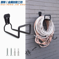 水管 水管收纳架 挂墙式高压洗车水枪家用挂 升级加粗 管线专用挂钩 (附带胶+螺丝) 一套