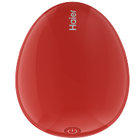 海尔(haier) 头部按摩器充电式干湿两用电动颈肩背腰腿部全身可用 HTJ-H01R 红色