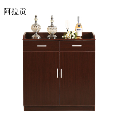 阿拉贡双抽双门储物柜餐边柜茶水柜800*400*850mm[工厂现做 7天内发货]