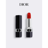 [自营][顺丰][礼盒礼袋]迪奥(Dior)烈艳蓝金唇膏口红 #999 丝绒 正红色 3.5g(传奇红唇 生日送女友)