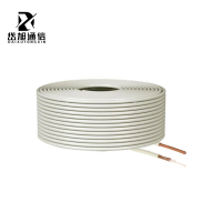 两兆2M同轴电缆SYV75-2-1单芯带屏蔽无氧铜导体视频线国标射频DDF信号线100米