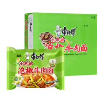 康师傅清真方便面装 泡椒牛肉面 一袋