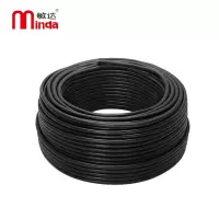 敏达(minda) 国标无氧铜焊机线焊把线电缆接地线 铜芯橡套绝缘电焊线