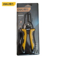 得力 DL383028剥线钳拨线钳子压线钳剥皮器 1把