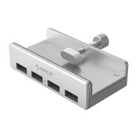 奥睿科扩展坞USB3.0分线器 hub扩展坞集线器 铝合金卡扣式通用转换器 MH4PU一个装