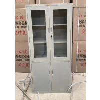 定制文件柜玻璃门 铁皮储物柜 尺寸约1850*850*390mm一个装