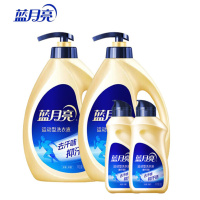 蓝月亮小苍兰香运动型洗衣液1kg泵瓶×2+运动型洗衣液80g瓶×2