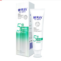 纳爱斯 健爽白牙膏专效清新120g*1支装 清新口气清洁牙齿家庭装 90专效清新